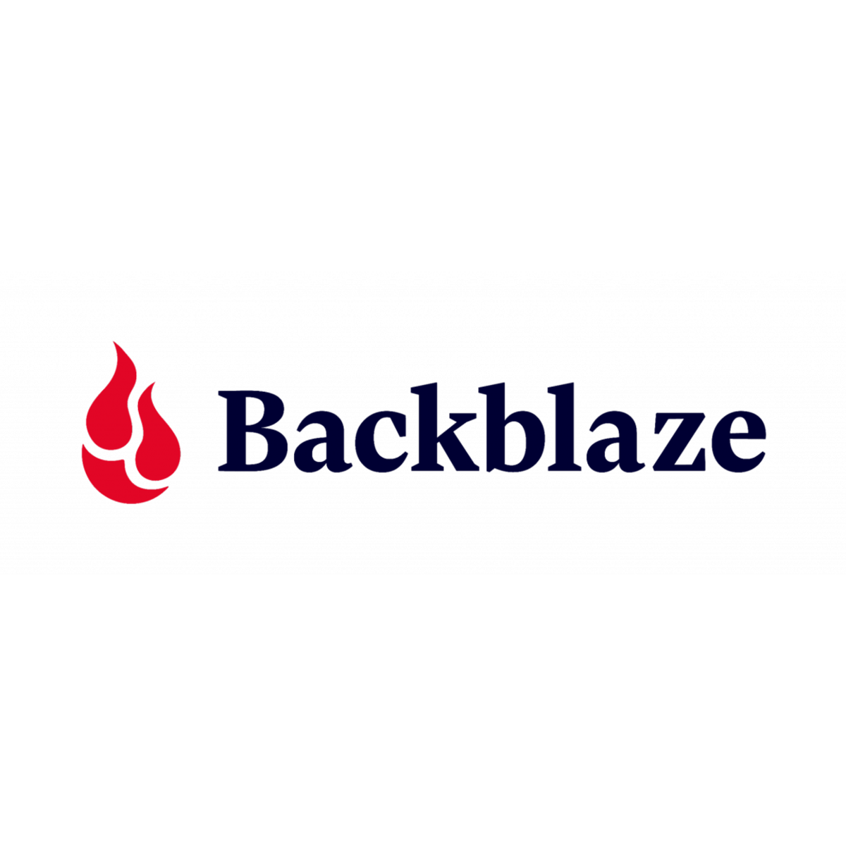 Backblaze logo.