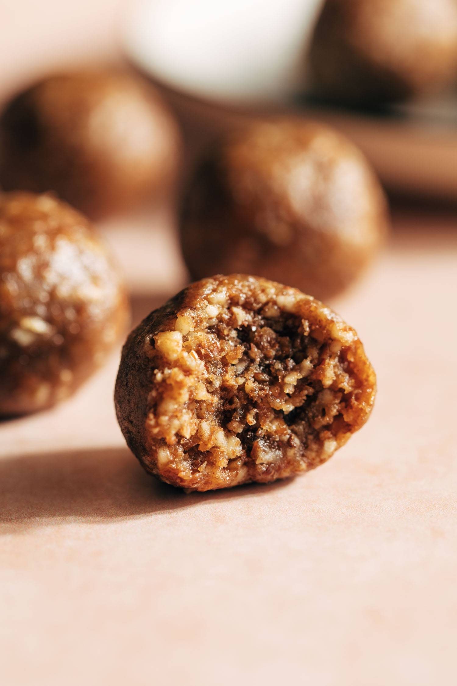 Pecan pie energy bite.