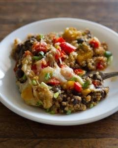 A picture of Southwestern Quinoa and Black Bean Casserole